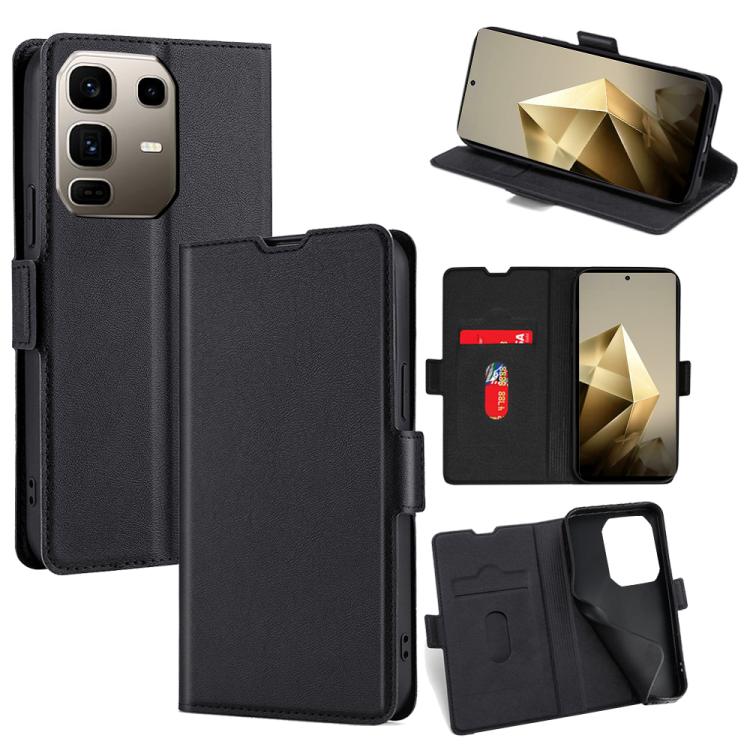เคสโทรศัพท์หนังพลิกแนวนอนหัวเข็มขัดด้านข้างแรงดันไฟฟ้าบางเฉียบ, For Infinix Hot 60 5G, For Infinix Hot 60 Pro+ 4G, For Infinix Smart 10 4G, For Infinix Note 50s 5G, For Infinix Note 50x 5G, For Infinix Note 50 Pro+ 5G, For Infinix Note 50 4G           ...