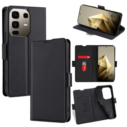 เคสโทรศัพท์หนังพลิกแนวนอนหัวเข็มขัดด้านข้างแรงดันไฟฟ้าบางเฉียบ, For Infinix Hot 60 5G, For Infinix Hot 60 Pro+ 4G, For Infinix Smart 10 4G, For Infinix Note 50s 5G, For Infinix Note 50x 5G, For Infinix Note 50 Pro+ 5G, For Infinix Note 50 4G           ...