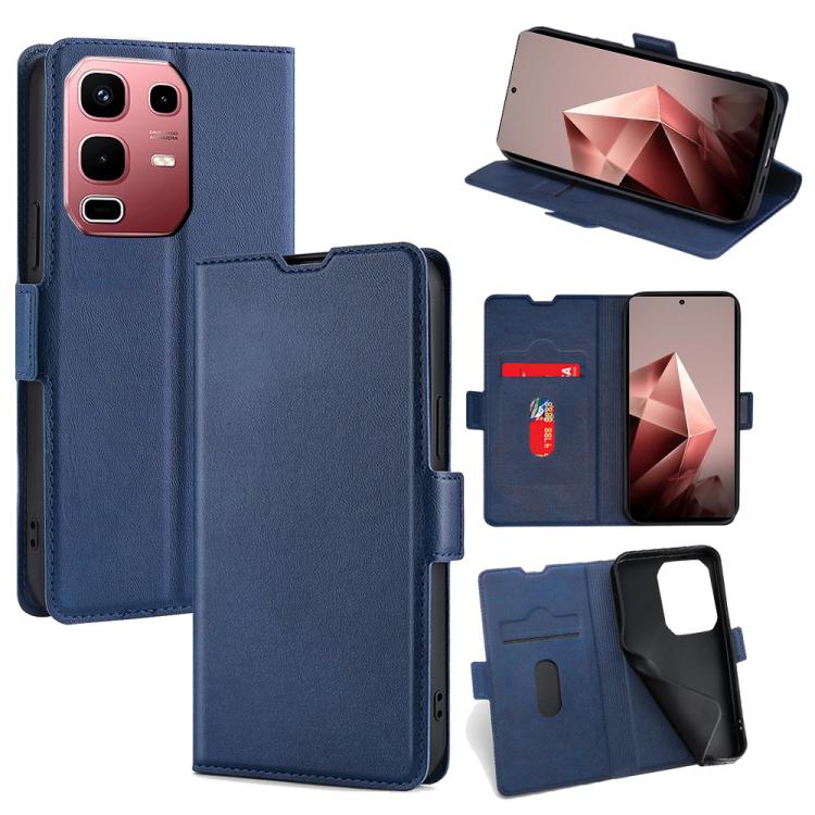 เคสโทรศัพท์หนังพลิกแนวนอนหัวเข็มขัดด้านข้างแรงดันไฟฟ้าบางเฉียบ, For Infinix Hot 60 5G, For Infinix Hot 60 Pro+ 4G, For Infinix Smart 10 4G, For Infinix Note 50s 5G, For Infinix Note 50x 5G, For Infinix Note 50 Pro+ 5G, For Infinix Note 50 4G           ...