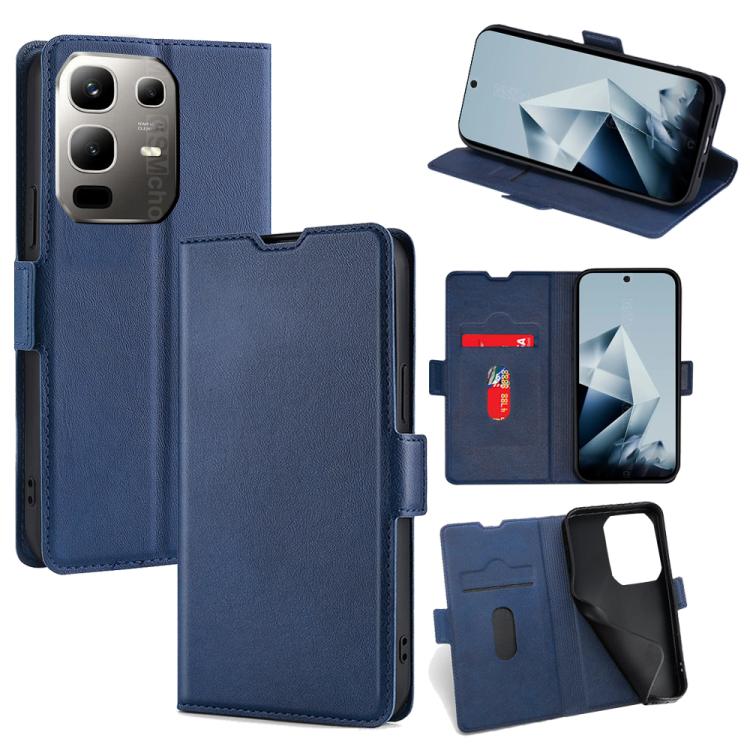 เคสโทรศัพท์หนังพลิกแนวนอนหัวเข็มขัดด้านข้างแรงดันไฟฟ้าบางเฉียบ, For Infinix Hot 60 5G, For Infinix Hot 60 Pro+ 4G, For Infinix Smart 10 4G, For Infinix Note 50s 5G, For Infinix Note 50x 5G, For Infinix Note 50 Pro+ 5G, For Infinix Note 50 4G           ...