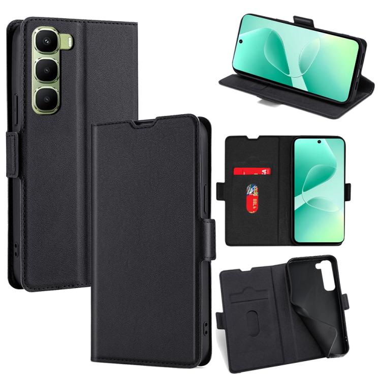 เคสโทรศัพท์หนังพลิกแนวนอนหัวเข็มขัดด้านข้างแรงดันไฟฟ้าบางเฉียบ, For Infinix Hot 60 5G, For Infinix Hot 60 Pro+ 4G, For Infinix Smart 10 4G, For Infinix Note 50s 5G, For Infinix Note 50x 5G, For Infinix Note 50 Pro+ 5G, For Infinix Note 50 4G           ...