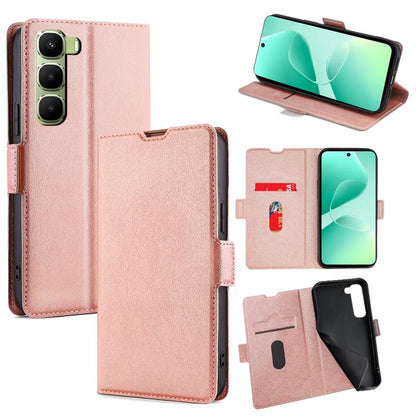 เคสโทรศัพท์หนังพลิกแนวนอนหัวเข็มขัดด้านข้างแรงดันไฟฟ้าบางเฉียบ, For Infinix Hot 60 5G, For Infinix Hot 60 Pro+ 4G, For Infinix Smart 10 4G, For Infinix Note 50s 5G, For Infinix Note 50x 5G, For Infinix Note 50 Pro+ 5G, For Infinix Note 50 4G           ...