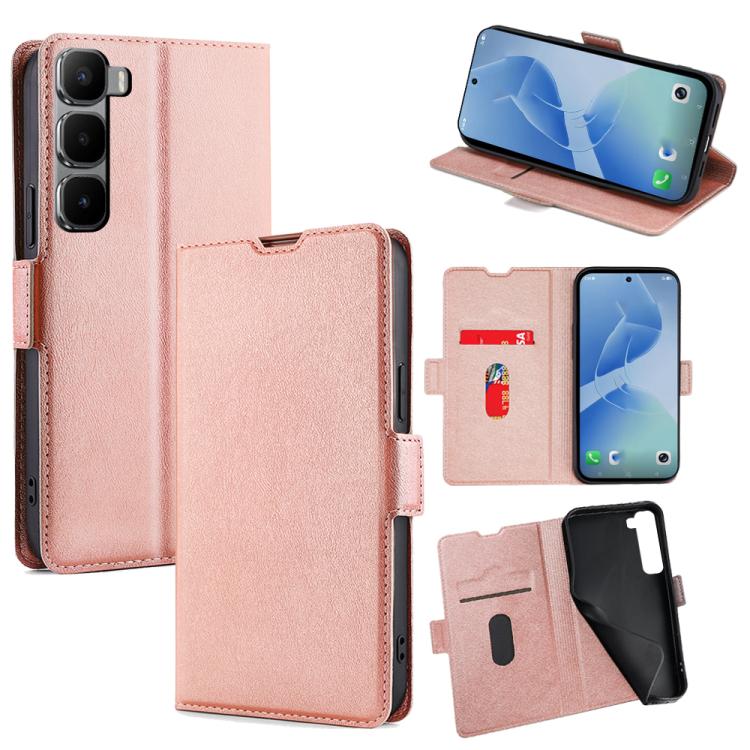 เคสโทรศัพท์หนังพลิกแนวนอนหัวเข็มขัดด้านข้างแรงดันไฟฟ้าบางเฉียบ, For Infinix Hot 60 5G, For Infinix Hot 60 Pro+ 4G, For Infinix Smart 10 4G, For Infinix Note 50s 5G, For Infinix Note 50x 5G, For Infinix Note 50 Pro+ 5G, For Infinix Note 50 4G           ...
