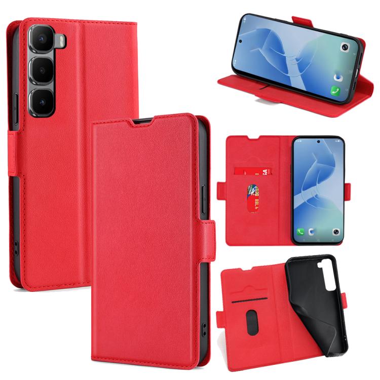 เคสโทรศัพท์หนังพลิกแนวนอนหัวเข็มขัดด้านข้างแรงดันไฟฟ้าบางเฉียบ, For Infinix Hot 60 5G, For Infinix Hot 60 Pro+ 4G, For Infinix Smart 10 4G, For Infinix Note 50s 5G, For Infinix Note 50x 5G, For Infinix Note 50 Pro+ 5G, For Infinix Note 50 4G           ...