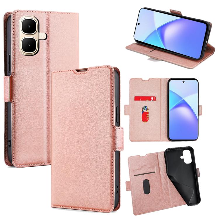 เคสโทรศัพท์หนังพลิกแนวนอนหัวเข็มขัดด้านข้างแรงดันไฟฟ้าบางเฉียบ, For Infinix Hot 60 5G, For Infinix Hot 60 Pro+ 4G, For Infinix Smart 10 4G, For Infinix Note 50s 5G, For Infinix Note 50x 5G, For Infinix Note 50 Pro+ 5G, For Infinix Note 50 4G           ...
