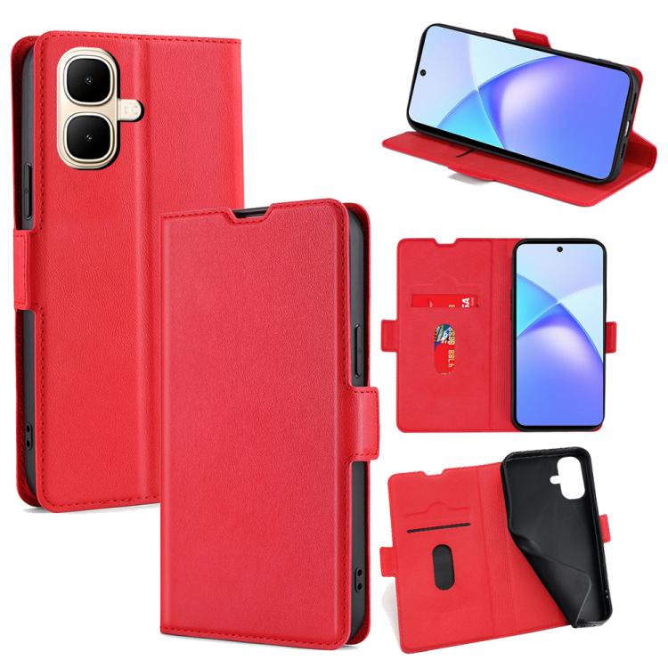 เคสโทรศัพท์หนังพลิกแนวนอนหัวเข็มขัดด้านข้างแรงดันไฟฟ้าบางเฉียบ, For Infinix Hot 60 5G, For Infinix Hot 60 Pro+ 4G, For Infinix Smart 10 4G, For Infinix Note 50s 5G, For Infinix Note 50x 5G, For Infinix Note 50 Pro+ 5G, For Infinix Note 50 4G           ...