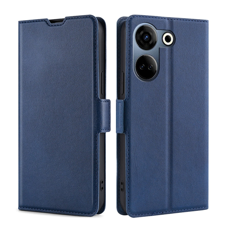 เคสโทรศัพท์หนังพลิกแนวนอนหัวเข็มขัดด้านข้างแรงดันไฟฟ้าบางเฉียบ, For Tecno Camon 20 Premier 5G, For Tecno Camon 20 Pro 5G, For Tecno Camon 20 Pro 4G