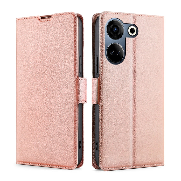 เคสโทรศัพท์หนังพลิกแนวนอนหัวเข็มขัดด้านข้างแรงดันไฟฟ้าบางเฉียบ, For Tecno Camon 20 Premier 5G, For Tecno Camon 20 Pro 5G, For Tecno Camon 20 Pro 4G