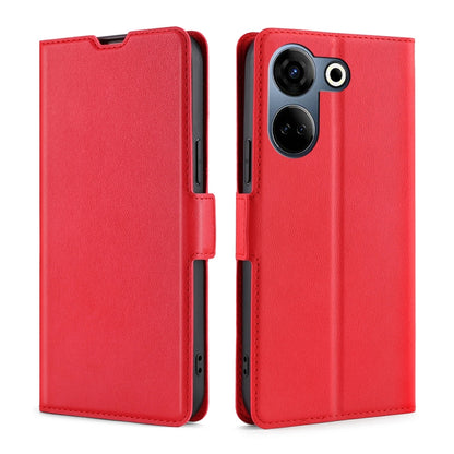 เคสโทรศัพท์หนังพลิกแนวนอนหัวเข็มขัดด้านข้างแรงดันไฟฟ้าบางเฉียบ, For Tecno Camon 20 Premier 5G, For Tecno Camon 20 Pro 5G, For Tecno Camon 20 Pro 4G