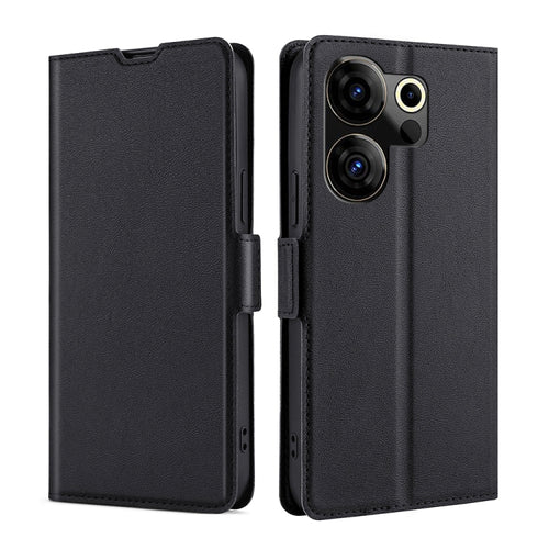 เคสโทรศัพท์หนังพลิกแนวนอนหัวเข็มขัดด้านข้างแรงดันไฟฟ้าบางเฉียบ, For Tecno Camon 20 Premier 5G, For Tecno Camon 20 Pro 5G, For Tecno Camon 20 Pro 4G