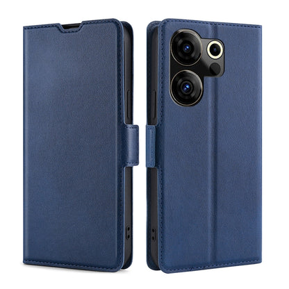 เคสโทรศัพท์หนังพลิกแนวนอนหัวเข็มขัดด้านข้างแรงดันไฟฟ้าบางเฉียบ, For Tecno Camon 20 Premier 5G, For Tecno Camon 20 Pro 5G, For Tecno Camon 20 Pro 4G