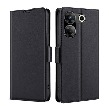 เคสโทรศัพท์หนังพลิกแนวนอนหัวเข็มขัดด้านข้างแรงดันไฟฟ้าบางเฉียบ, For Tecno Camon 20 Premier 5G, For Tecno Camon 20 Pro 5G, For Tecno Camon 20 Pro 4G