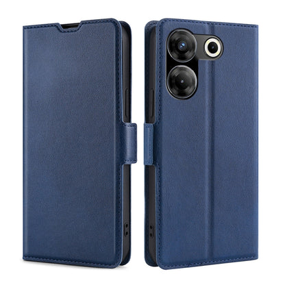 เคสโทรศัพท์หนังพลิกแนวนอนหัวเข็มขัดด้านข้างแรงดันไฟฟ้าบางเฉียบ, For Tecno Camon 20 Premier 5G, For Tecno Camon 20 Pro 5G, For Tecno Camon 20 Pro 4G