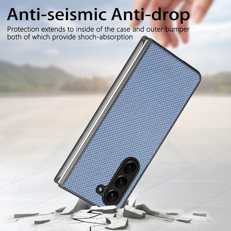 เคสโทรศัพท์ฝาหลังลายคาร์บอนไฟเบอร์, For Samsung Galaxy Z Fold5