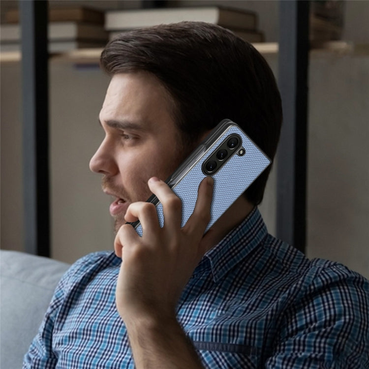 เคสโทรศัพท์ฝาหลังลายคาร์บอนไฟเบอร์, For Samsung Galaxy Z Fold5