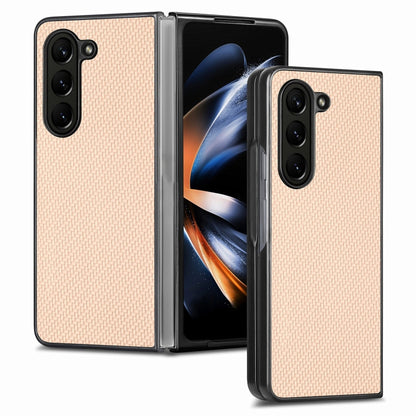 เคสโทรศัพท์ฝาหลังลายคาร์บอนไฟเบอร์, For Samsung Galaxy Z Fold5