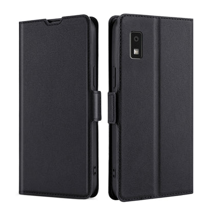 เคสโทรศัพท์หนังพลิกแนวนอนหัวเข็มขัดด้านข้างแรงดันไฟฟ้าบางเฉียบ, For Sharp Aquos R10, For Sharp Aqous wish5, For Sharp Aquos Wish4, For Sharp Aquos R9, For Sharp Aquos Sense 8, For Sharp Aquos R8 Pro SH-51D, For Sharp Aquos R8 SH-52D, For Sharp Aqous Wish3