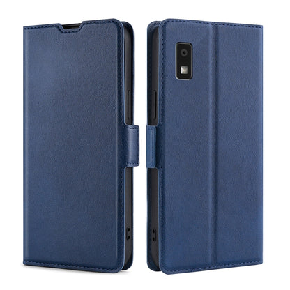 เคสโทรศัพท์หนังพลิกแนวนอนหัวเข็มขัดด้านข้างแรงดันไฟฟ้าบางเฉียบ, For Sharp Aquos R10, For Sharp Aqous wish5, For Sharp Aquos Wish4, For Sharp Aquos R9, For Sharp Aquos Sense 8, For Sharp Aquos R8 Pro SH-51D, For Sharp Aquos R8 SH-52D, For Sharp Aqous Wish3