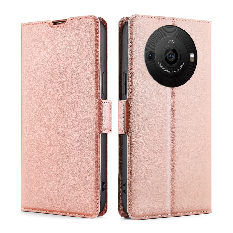 เคสโทรศัพท์หนังพลิกแนวนอนหัวเข็มขัดด้านข้างแรงดันไฟฟ้าบางเฉียบ, For Sharp Aquos R10, For Sharp Aqous wish5, For Sharp Aquos Wish4, For Sharp Aquos R9, For Sharp Aquos Sense 8, For Sharp Aquos R8 Pro SH-51D, For Sharp Aquos R8 SH-52D, For Sharp Aqous Wish3