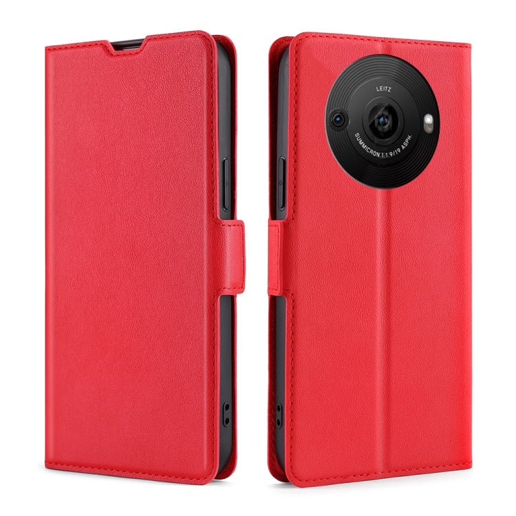 เคสโทรศัพท์หนังพลิกแนวนอนหัวเข็มขัดด้านข้างแรงดันไฟฟ้าบางเฉียบ, For Sharp Aquos R10, For Sharp Aqous wish5, For Sharp Aquos Wish4, For Sharp Aquos R9, For Sharp Aquos Sense 8, For Sharp Aquos R8 Pro SH-51D, For Sharp Aquos R8 SH-52D, For Sharp Aqous Wish3
