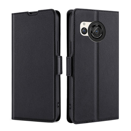 เคสโทรศัพท์หนังพลิกแนวนอนหัวเข็มขัดด้านข้างแรงดันไฟฟ้าบางเฉียบ, For Sharp Aquos R10, For Sharp Aqous wish5, For Sharp Aquos Wish4, For Sharp Aquos R9, For Sharp Aquos Sense 8, For Sharp Aquos R8 Pro SH-51D, For Sharp Aquos R8 SH-52D, For Sharp Aqous Wish3