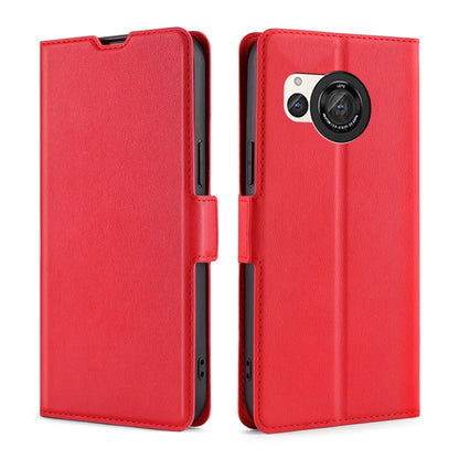 เคสโทรศัพท์หนังพลิกแนวนอนหัวเข็มขัดด้านข้างแรงดันไฟฟ้าบางเฉียบ, For Sharp Aquos R10, For Sharp Aqous wish5, For Sharp Aquos Wish4, For Sharp Aquos R9, For Sharp Aquos Sense 8, For Sharp Aquos R8 Pro SH-51D, For Sharp Aquos R8 SH-52D, For Sharp Aqous Wish3