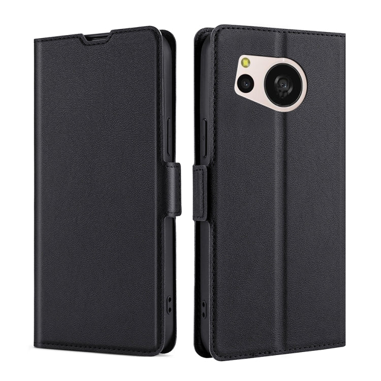 เคสโทรศัพท์หนังพลิกแนวนอนหัวเข็มขัดด้านข้างแรงดันไฟฟ้าบางเฉียบ, For Sharp Aquos R10, For Sharp Aqous wish5, For Sharp Aquos Wish4, For Sharp Aquos R9, For Sharp Aquos Sense 8, For Sharp Aquos R8 Pro SH-51D, For Sharp Aquos R8 SH-52D, For Sharp Aqous Wish3