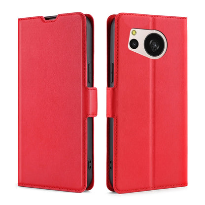 เคสโทรศัพท์หนังพลิกแนวนอนหัวเข็มขัดด้านข้างแรงดันไฟฟ้าบางเฉียบ, For Sharp Aquos R10, For Sharp Aqous wish5, For Sharp Aquos Wish4, For Sharp Aquos R9, For Sharp Aquos Sense 8, For Sharp Aquos R8 Pro SH-51D, For Sharp Aquos R8 SH-52D, For Sharp Aqous Wish3
