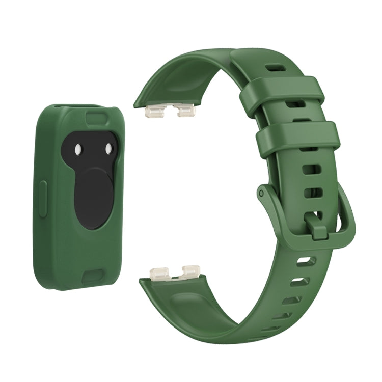 เคสซิลิโคน + ชุดสายนาฬิกาซิลิโคน, For Huawei Band 8