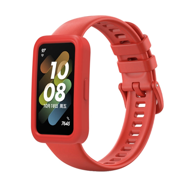 เคสซิลิโคน + ชุดสายนาฬิกาซิลิโคน, For Huawei Band 8