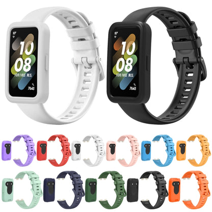 เคสซิลิโคน + ชุดสายนาฬิกาซิลิโคน, For Huawei Band 8