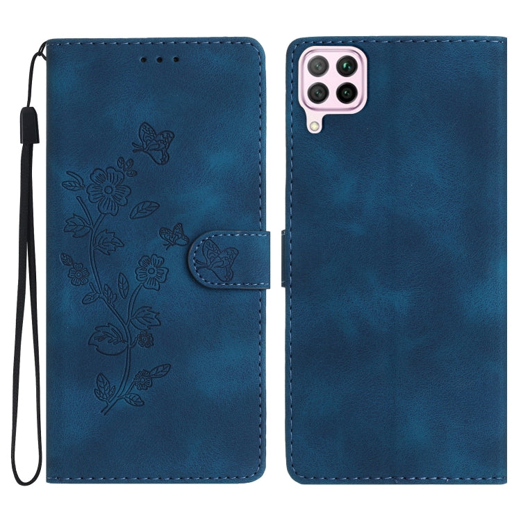 เคสโทรศัพท์หนังลายนูนดอกไม้ผีเสื้อ, For Huawei Y6p, For Huawei Y5p, For Huawei P40 lite, For Huawei P40 Pro, For Huawei P40, For Huawei P30 lite, For Huawei P30 Pro, For Huawei P30