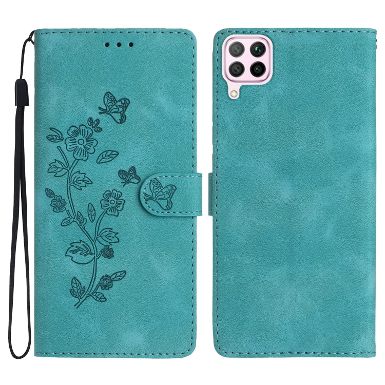 เคสโทรศัพท์หนังลายนูนดอกไม้ผีเสื้อ, For Huawei Y6p, For Huawei Y5p, For Huawei P40 lite, For Huawei P40 Pro, For Huawei P40, For Huawei P30 lite, For Huawei P30 Pro, For Huawei P30