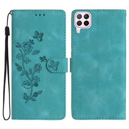 เคสโทรศัพท์หนังลายนูนดอกไม้ผีเสื้อ, For Huawei Y6p, For Huawei Y5p, For Huawei P40 lite, For Huawei P40 Pro, For Huawei P40, For Huawei P30 lite, For Huawei P30 Pro, For Huawei P30