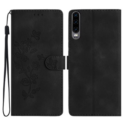 เคสโทรศัพท์หนังลายนูนดอกไม้ผีเสื้อ, For Huawei Y6p, For Huawei Y5p, For Huawei P40 lite, For Huawei P40 Pro, For Huawei P40, For Huawei P30 lite, For Huawei P30 Pro, For Huawei P30