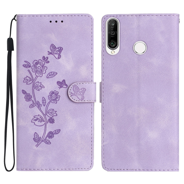 เคสโทรศัพท์หนังลายนูนดอกไม้ผีเสื้อ, For Huawei Y6p, For Huawei Y5p, For Huawei P40 lite, For Huawei P40 Pro, For Huawei P40, For Huawei P30 lite, For Huawei P30 Pro, For Huawei P30