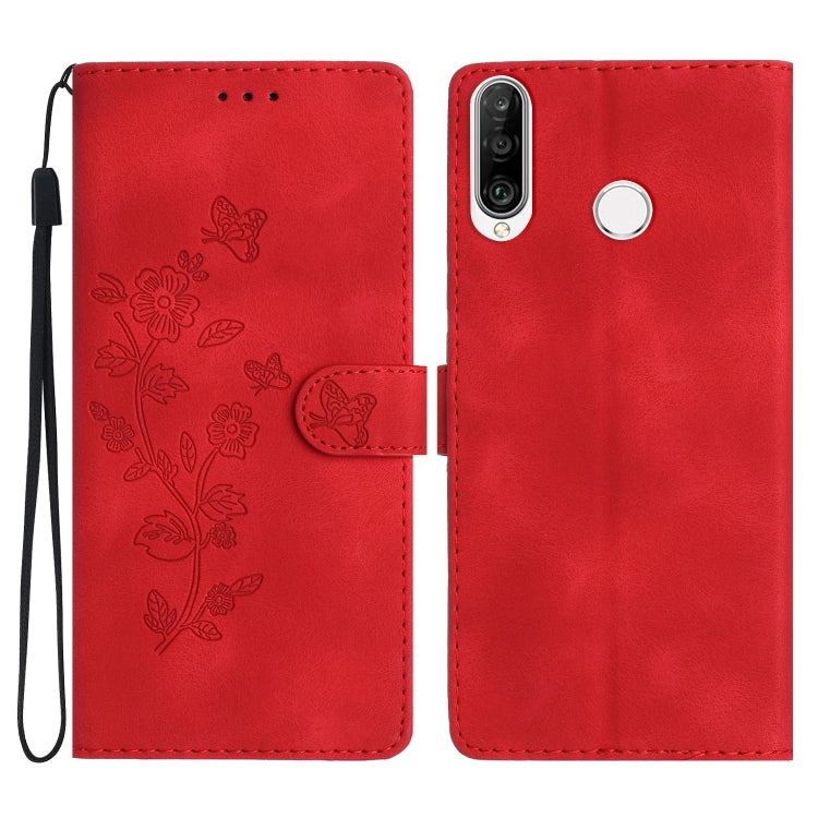 เคสโทรศัพท์หนังลายนูนดอกไม้ผีเสื้อ, For Huawei Y6p, For Huawei Y5p, For Huawei P40 lite, For Huawei P40 Pro, For Huawei P40, For Huawei P30 lite, For Huawei P30 Pro, For Huawei P30