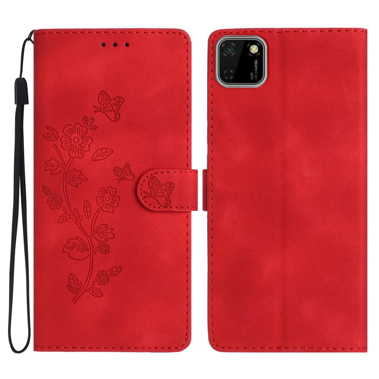 เคสโทรศัพท์หนังลายนูนดอกไม้ผีเสื้อ, For Huawei Y6p, For Huawei Y5p, For Huawei P40 lite, For Huawei P40 Pro, For Huawei P40, For Huawei P30 lite, For Huawei P30 Pro, For Huawei P30