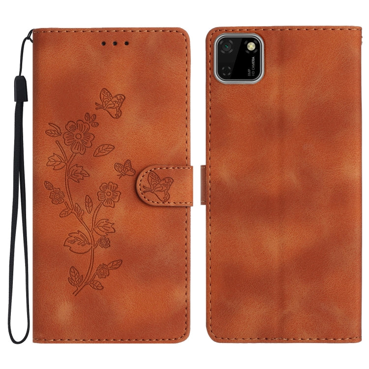 เคสโทรศัพท์หนังลายนูนดอกไม้ผีเสื้อ, For Huawei Y6p, For Huawei Y5p, For Huawei P40 lite, For Huawei P40 Pro, For Huawei P40, For Huawei P30 lite, For Huawei P30 Pro, For Huawei P30