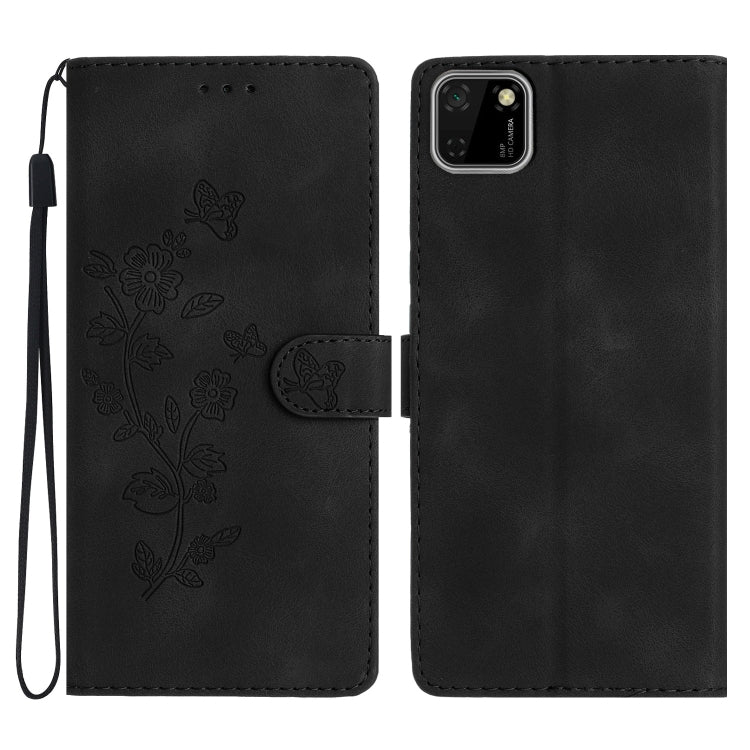 เคสโทรศัพท์หนังลายนูนดอกไม้ผีเสื้อ, For Huawei Y6p, For Huawei Y5p, For Huawei P40 lite, For Huawei P40 Pro, For Huawei P40, For Huawei P30 lite, For Huawei P30 Pro, For Huawei P30