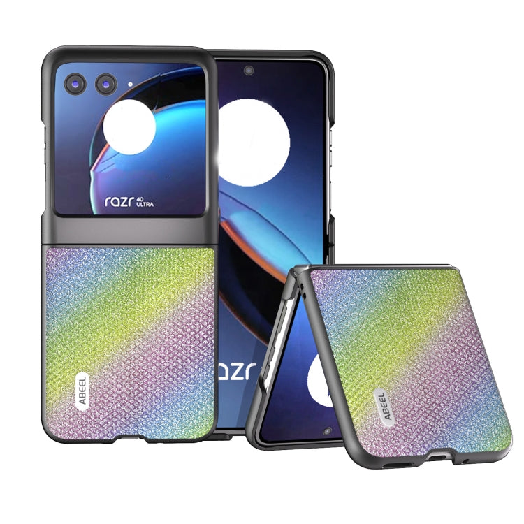 ABEEL Diamond Series เคสโทรศัพท์ขอบดำ, For Motorola Razr 40, For Motorola Razr 40 Ultra