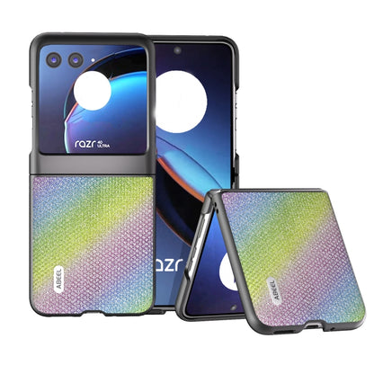ABEEL Diamond Series เคสโทรศัพท์ขอบดำ, For Motorola Razr 40, For Motorola Razr 40 Ultra