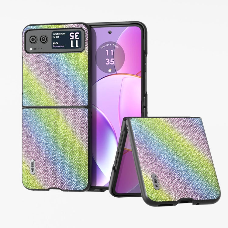 ABEEL Diamond Series เคสโทรศัพท์ขอบดำ, For Motorola Razr 40, For Motorola Razr 40 Ultra