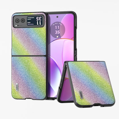 ABEEL Diamond Series เคสโทรศัพท์ขอบดำ, For Motorola Razr 40, For Motorola Razr 40 Ultra