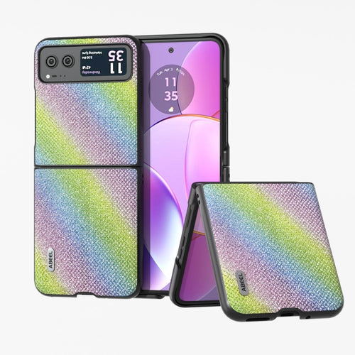 ABEEL Diamond Series เคสโทรศัพท์ขอบดำ, For Motorola Razr 40, For Motorola Razr 40 Ultra
