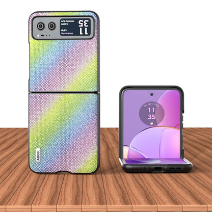 ABEEL Diamond Series เคสโทรศัพท์ขอบดำ, For Motorola Razr 40, For Motorola Razr 40 Ultra