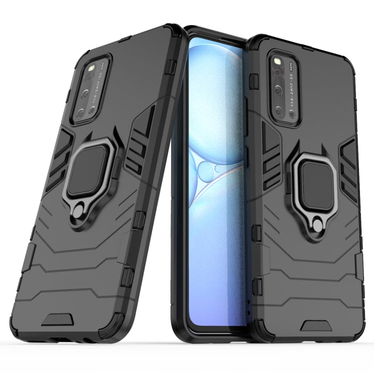 เคสกันกระแทก PC + TPU พร้อมตัวยึดแหวน, For Vivo V19 (India)