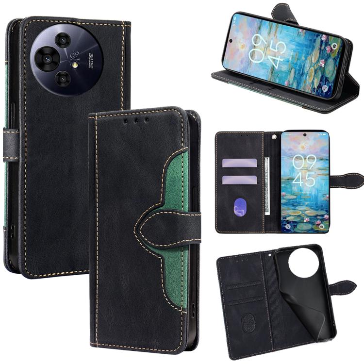 Skin Feel เคสโทรศัพท์หนังหัวเข็มขัดแม่เหล็ก, For TCL 60R 5G, For TCL 503 4G, For TCL 50 NxtPaper 5G