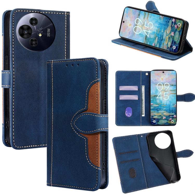 Skin Feel เคสโทรศัพท์หนังหัวเข็มขัดแม่เหล็ก, For TCL 60R 5G, For TCL 503 4G, For TCL 50 NxtPaper 5G