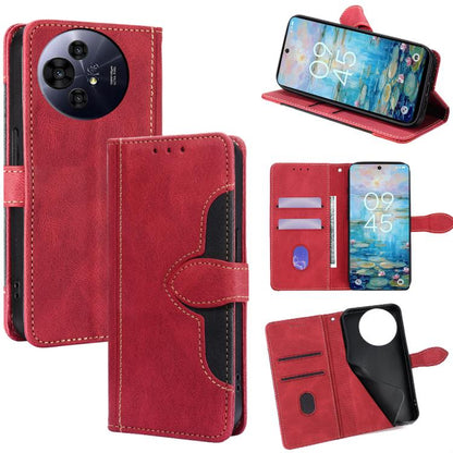 Skin Feel เคสโทรศัพท์หนังหัวเข็มขัดแม่เหล็ก, For TCL 60R 5G, For TCL 503 4G, For TCL 50 NxtPaper 5G